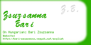 zsuzsanna bari business card